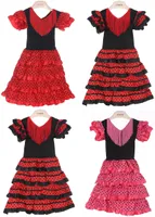 Новые Девушки одеваются красивый испанский танец фламенко платье фламенко платье размер; 2,4,6,8,10 размер U-Pick