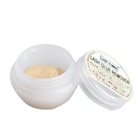 Partihandel-5PCS 5G Professionell Grape Seed Oil Lim Remover Cream för False Eyelash Lash Extension
