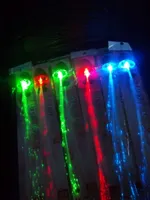 Kleurrijk LED -licht Emitteren Braid Fiber Braid Flash Wing Bar Disco Dance Hoofdress Hoofddress Butterfly Angel