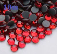 1440pcs 10ss 3mm luz Siam Hot Fix Rhinestones Beads para costura