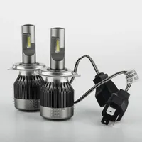 New H4 H7 LED Auto Lamps Headlight HB3 HB4 H11 H1 9006 9005 LED Light Bulbs for Cars 6000LM 60W Replace for Xenon Halogen