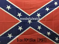 100st Confederate Flag Confederate Battle Flaggor Två sidor Tryckt Flagga Confederate Rebel Civil War Flag National Polyester Flags Factory