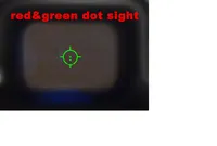 holographische taktische HJ rot und grün Tri-Punkt 556 558 Rotpunktvisier Airsoft Bereich passt in jede 20mm Schiene