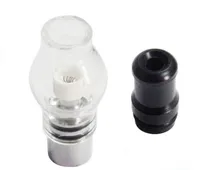 Super Bulb Atomizer Wax Glass dome glass globe attachment Glass Pyrex Glass for eGo t Battery E Cigarettes Dry Herb Wax Vaporizer