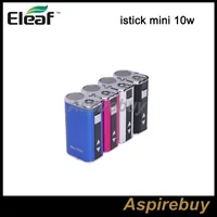ELEAF MINI ISTICK 10W Batteri ISMOKA ELEAF MINI ISTICK 1050MAH Kapacitetsbatteri med justerbar spänning och LED-DIGTAL-skärmbatteri