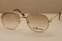 الجملة بيع Adumbral UV400 عدسة الرجال الشهيرة 1191643 النظارات الشمسية النساء في الهواء الطلق القيادة c الديكور الذهب إطار نظارات الحجم: 56-20-135 ملم