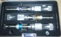 HUK Tubular Lock Pick Locksmith Verktyg för 3 st / set 7 Pin Advanced Set Hänglås Verktyg Cross China Supplies