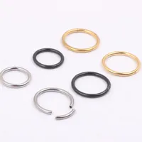 New Arrival Ze Stali Nierdzewnej Hoop Pierścienie Segment Ring Body Biżuteria dla kobiet Mężczyźni Unisex
