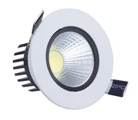 Kısılabilir 9w 15w sıcak / saf / soğuk beyaz koçanı led ışık aşağı açtı 85-265v led spot gömme tavan lambası kısılabilir led tavan downlight koçanı led lamba