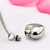 Hot sale High quality openable 316L Stainless Steel Love Cremation Memorial Jewelry Ash Urns Heart Lockets Pendant Necklace Urns Jewelry