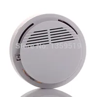 Wireless Fire Smoke detector sensor alarm Home Security System White in retail package dropshipping 200pcs/lot