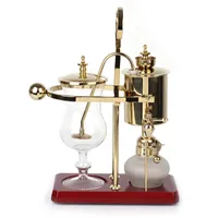 Kraliyet Belçika kahve makinesi Altın Renk dengeleme kahve makinesi expresso giftbox Kabuk ambalaj