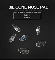 silicone nez pad vis partiel lunettes 500pcs pad nez pousser dans CY033 ~ cy035 shippig sans prix bas