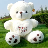 50 cm gigante grande grande grande orsacchiotto orso morbido peluche giocattoli di San Valentino solo copertura