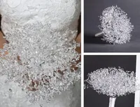 20 adet 30 cm Kristaller Garland Buketleri Düğün Brida Saç Mekan Dekorasyon Için Yeni