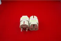 500 pcs / parti Universal AC Power Plug Converter Adapter UK / US / AU till EU-kontakt Adapter Travel Charger Adapter Electrical Plug Socket