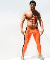 # AQ09 Männer Kleidung Mode Elastische enge Tiefe mit niedriger Taille Sport Leichtathletik Gym Training Track Anzug Hosen Hosen