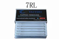 50 Unids desechables Redondo estéril Sterilized Tattoo Machine Needles 7RL Envío gratis Dropshipping
