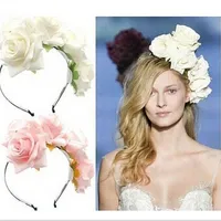 womens rose flowers hair crowns headbands hair accessories