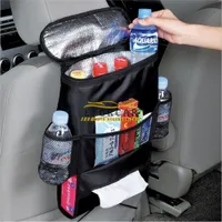 Bilstol Back Multifunktion Rese Pocket Storage Bag Hängare Organisatörshållare Stor kapacitet och fixerad på ryggstugan