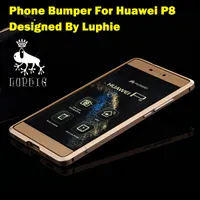 Luphie Luxury P8 телефон Huawei кейс лезвие меча расщепляют металлический алюминий бампер чехол для Huawei P8 бесплатной доставкой