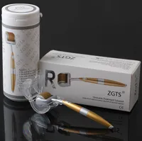ZGTS Derma Roller 192 Nålar Skin Roller Titanium DermaRoller för anti-aging föryngring DHL Gratis