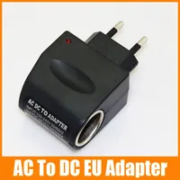 Adaptador de corriente alterna al adaptador de enchufe de la UE para el adaptador de corriente continua del coche para MP3 MP4 GPS convertidor 100pcs / up
