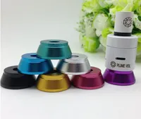 Free DHL Colorful Atomizer Seat Clearomizer Display Base Atomizer Stand Aluminum Holder for 510 Ego Aerotank in stock