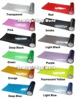 13 Farben erhältlich Auto Lampe Film Scheinwerfer Rücklicht Vinyl Rauch Auto Scheinwerfer Film Farbton Größe: 0,3 * 10 MT / Rolle