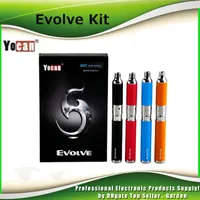 Original Yocan Evolve Starter Kit 650mah Quartz Dual Coils Wax vaporizer Pen Kit 5 Colors Vape Pens genuine Ecig Kits DHL Free 2204020
