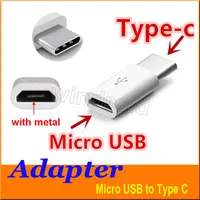 Micro USB naar USB 2.0 Type-C USB Data Adapter Connector voor Note7 Nieuwe MacBook Chromebook Pixel Nexus 5x 6P Nexus 6P Nokia N1 Gratis verzending