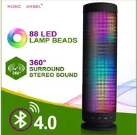Original Música Angel Bluetooth Smart Speaker Spectrum TF Cartão Suporte Sonho Speaker em Fantasia Iluminação Efeito Handsfree Speakerphone
