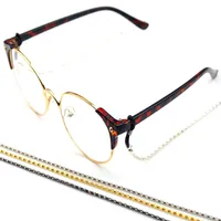 3pc lunettes de lecture anti-slip chaîne cordons titulaire lunettes de soleil lunettes de vue en métal chaîne pas cher en gros prix livraison gratuite