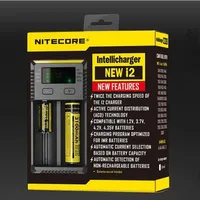 NOUVEAU chargeur d'origine NITECORE i2 Intellicharger pour Li-ion 2016 nouveau chargeur Ni-MH 18650 14500 vs Nitecore I2 I4 UM10 chargeur livraison gratuite