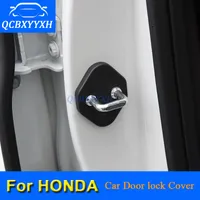4 stks Auto deurslot Beschermende hoes voor Honda Crv Vezel HRV Accord City Fit Civic Jade Jazz Auto Deur Lock Decoratie Auto Cover