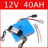 12V 40AH 리튬 배터리 슈퍼 파워 12.6V 배터리 리튬 이온 배터리 + 충전기 + BMS, 전기 자전거 팩 무료 관세
