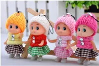 5 st nya barn leksaker mjuk interaktiv baby dockor leksak mini docka för tjejer och pojkar gratis frakt