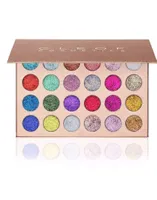 Di vendita del nuovo Cleof Cosmetici Super Glitter Eyeshadow Palette 24 colori impermeabile pressato occhio di trucco Polvere Per Natale DHL libero
