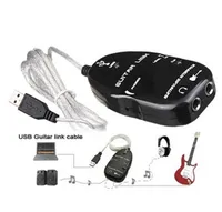 Efeitos de guitarra de áudio pedal Guitarra para USB Interface Cabo de Ligação PC / MAC Gravação Gravar com CD Driver Guitar Parts accessories
