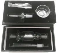 Nectar Collector Kit Glass Nectar Collectar Wskazówki z tytanem i paznokci Dabber Dogber Dogsoved Cołą 14mm 18mm