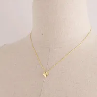 2016 New Fashion Dainty Fox Pendant Necklace Women Chain Jewelry Gold/Silver fox head chain necklace wholesale