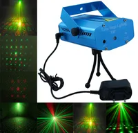 Ville Ville Mini Stage Laser Éclairage Greenred LED Laser DJ Partie Stage Lumière Black Disco Dance Feux de plancher