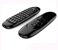 Гироскоп Fly Air Mouse C120 беспроводная игровая клавиатура Android пульт дистанционного управления аккумуляторная клавиатура для Smart TV Mini PC