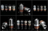6 style Stainless Steel 510 Ego drip tips metal drip tip ss mouthpiece for atomizer tank e cig rda rba vape 20pcs