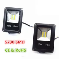 Mini 10W 5730 SMD LED Flood Light Vattentät IP65 AC 85-265V Floodlight Landscape Lighting Varm vit / Kall Vit Hög Lysande Effektivitet