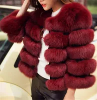 Good quality New Fashion Luxury Fox Fur Vest Women Short Winter Warm Jacket Coat Waistcoat Variety Color For Choice