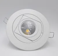 조정 가능한 15W 따뜻한 화이트 / 자연 화이트 / 차가운 흰색 COB LED 짐벌 임베디드 주도 트렁크 램프 라운드 COB의 shoplighter의 AC85-265V