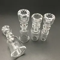 Daisy Style Domeless Smoking Quartz Nail 14mm 18mm Female Male clear Joint titanium nails Bowl For Wax Oil Rigs Glass Bongs