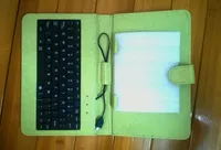 7 / 9INCH Tablet PC PU Läder Keyboard Standfodral för 7/9 tums Kids Tablet PC Q88 A33 7 "9" Keyboard Cover Case DHL