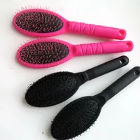 Przedłużanie włosów Szczotki grzebieniowe dla ludzkich przedłużania włosów Peruki Pędzle pętlowe w Makijaż Szczotki Narzędzia BlackPink Kolor
